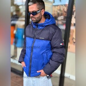 Tommy Hilfiger Men’s Puffer Jacket Blue Size M New